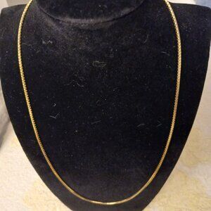 Technibond 24" Adjustable Box Link Necklace